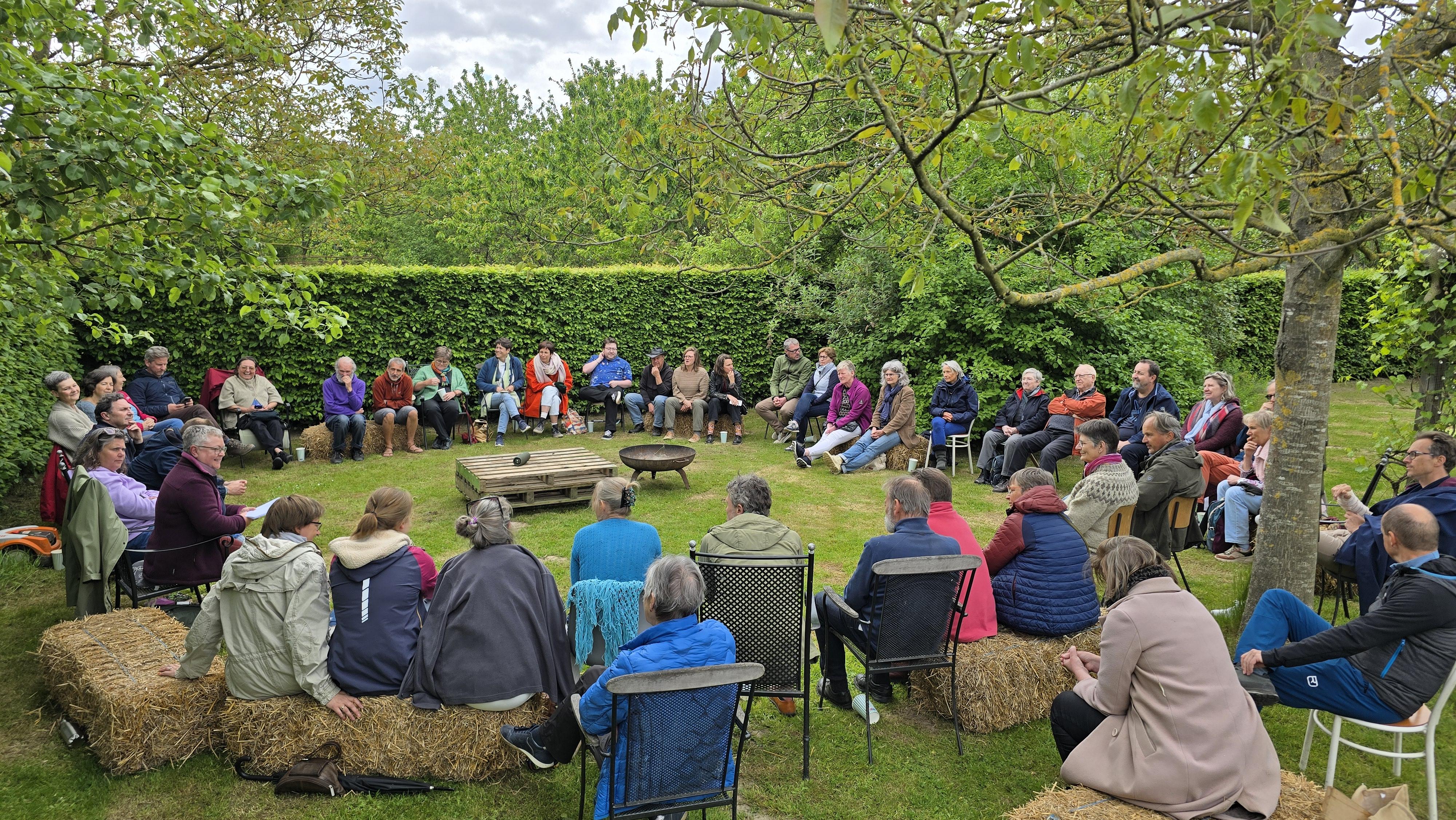 Droomgaard-Broechem, de ontmoetingsplek van de vzw Regeneratief Leven waar ik deel van uitmaak